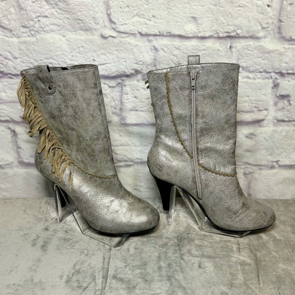 Poetic Licence Pure and Easy Silver Boots
